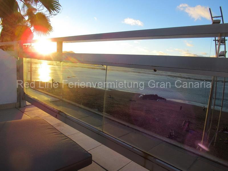 Studio direkt am Strand von Las Canteras, mit fantastischem Meerblick in 1. Meereslinie