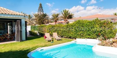Maspalomas schickes Ferienhaus mit Privatpool & Garten