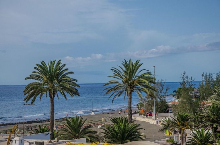 Ferienwohnung am Strand, direkter Zugang zur Strandpromenade in San Agustín, Gran Canaria